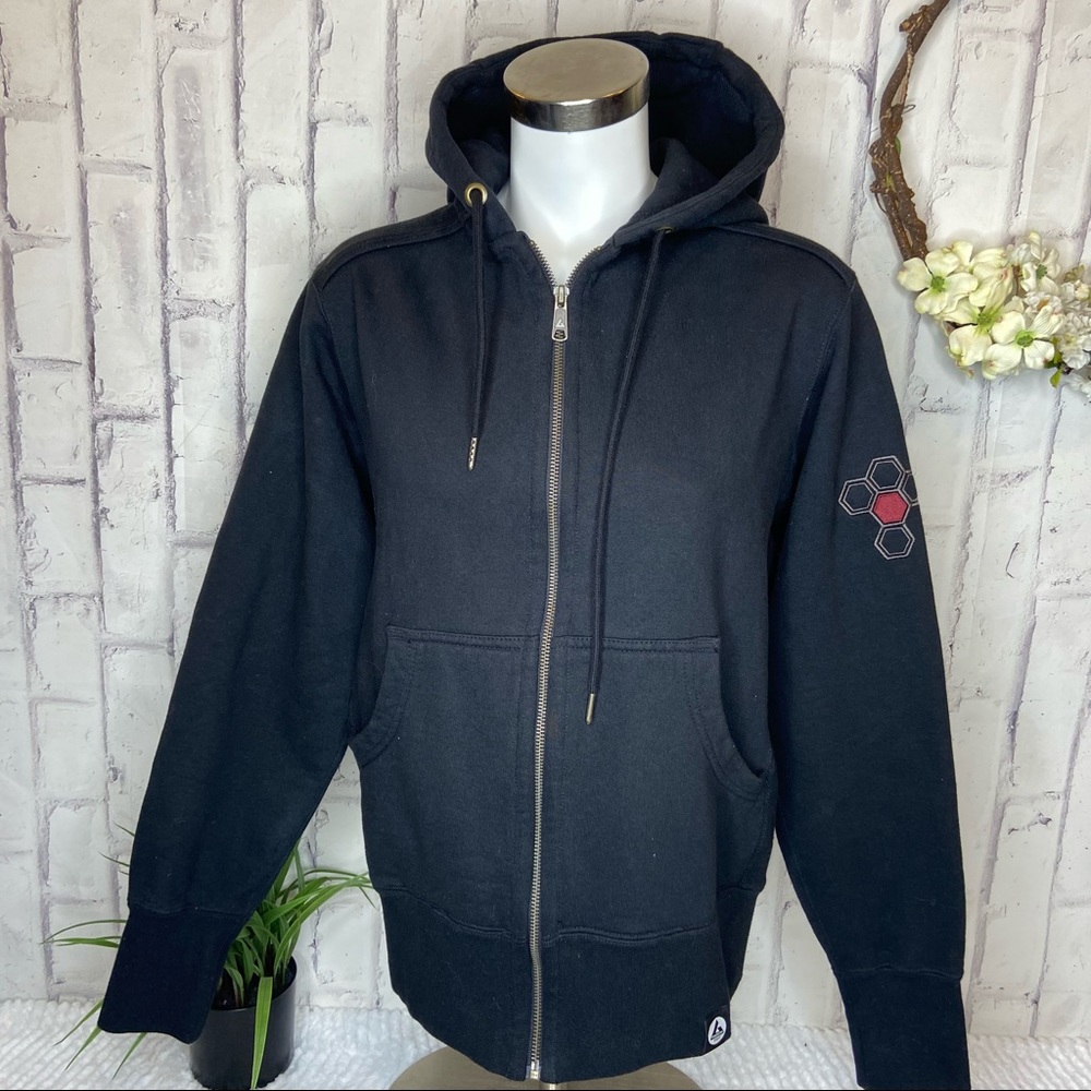 American Giant Hoodie, Full Zip, Black, Men’s S